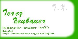 terez neubauer business card